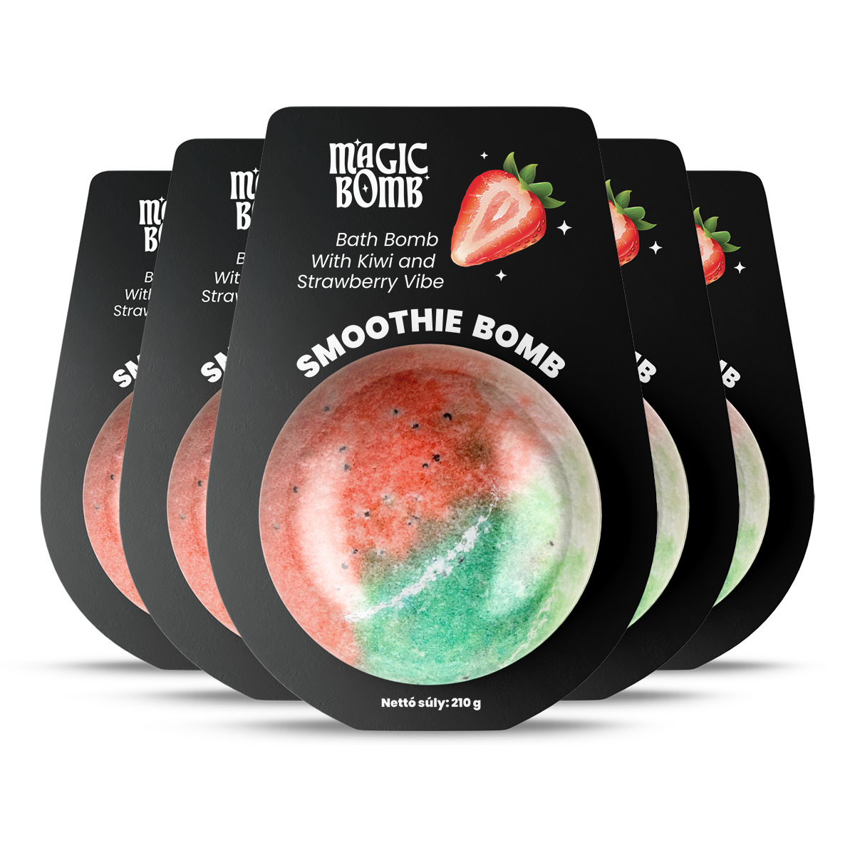 Magic Bomb Smoothie Bomb Pack - 5 darab fürdőbomba