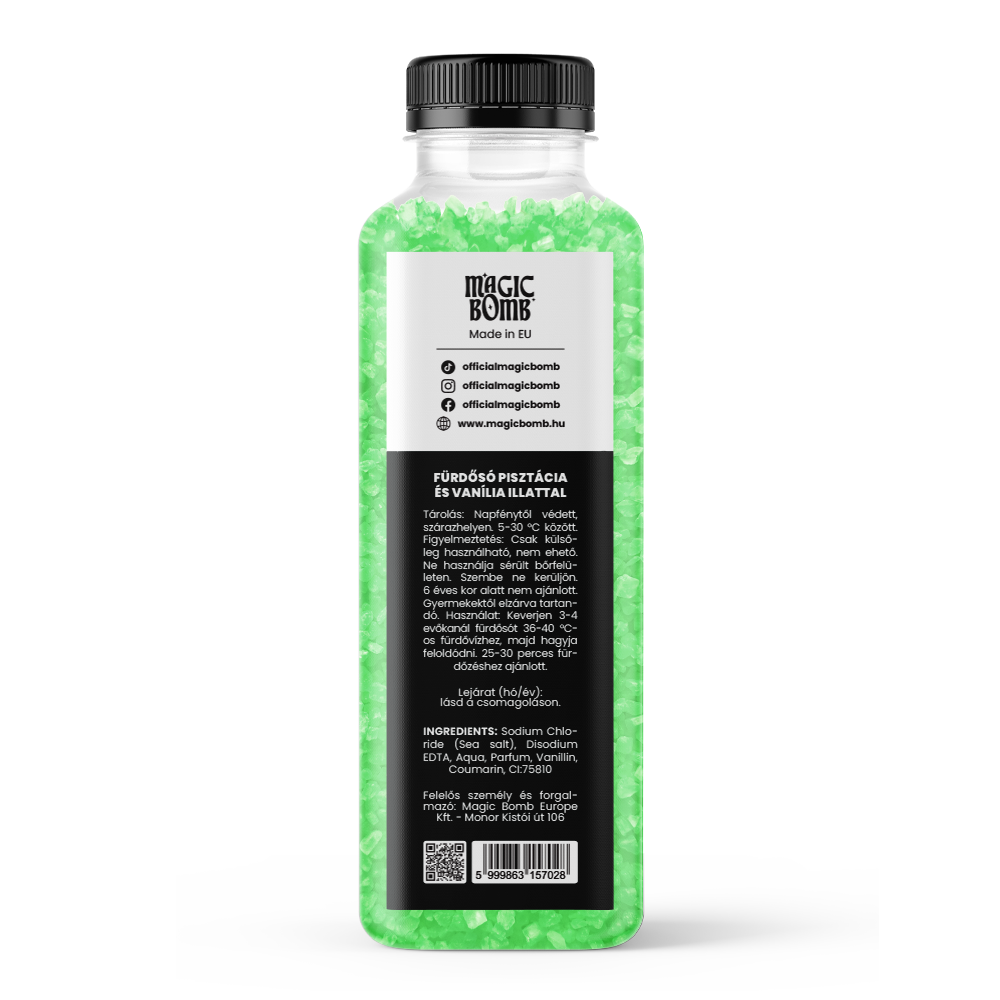 Magic Bomb Pistachio-Vanilla Salts Pack - 5 darab fürdősó