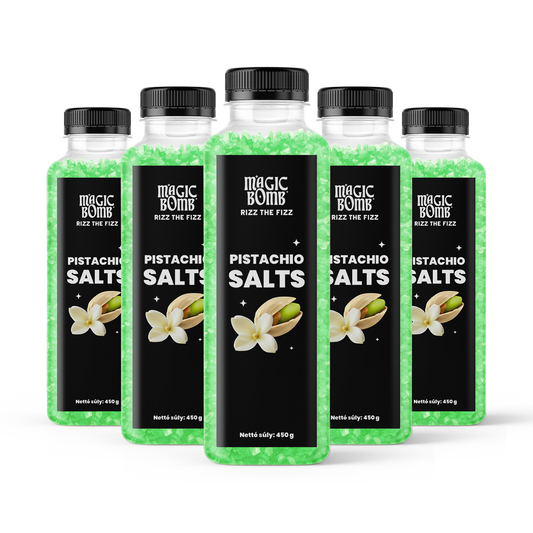 Magic Bomb Pistachio-Vanilla Salts Pack - 5 darab fürdősó