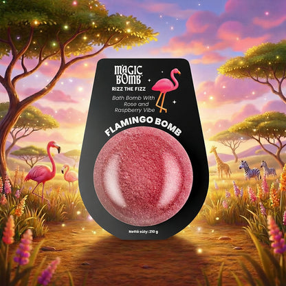 Magic Bomb Flamingo Bomb - 5 darab fürdőbomba