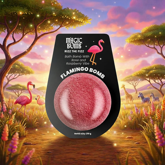 Magic Bomb Flamingo Bomb - 5 darab fürdőbomba