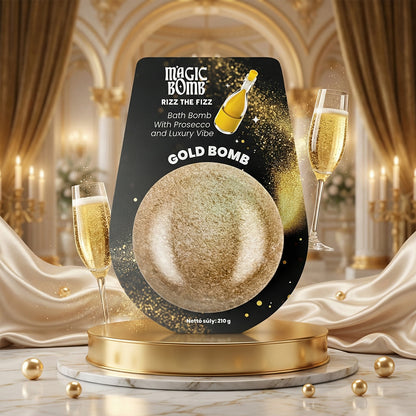 Magic Bomb Gold Bomb - 5 darab fürdőbomba