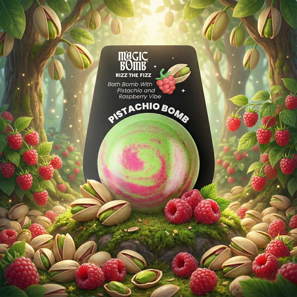 Magic Bomb Pistachio-Raspberry Bomb fürdőbomba